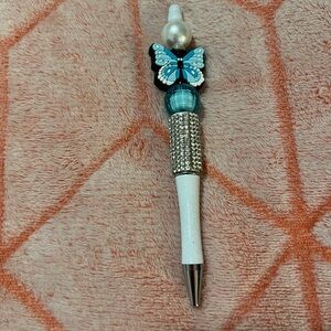 ✨New✨ Hand Beaded Butterfly Pen 🦋